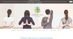 Desktop Screenshot of iyengar-yoga-zentrum-hamburg.de