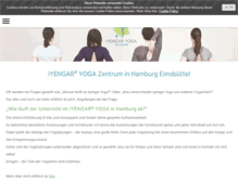 Tablet Screenshot of iyengar-yoga-zentrum-hamburg.de